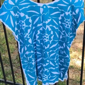 Heavily embroidered Mexican style top